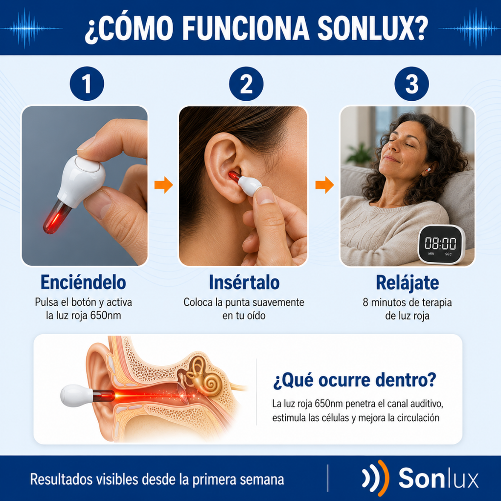 Terapia de Luz Roja para el Tinnitus