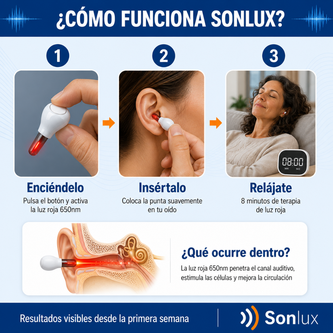 Terapia de Luz Roja para el Tinnitus